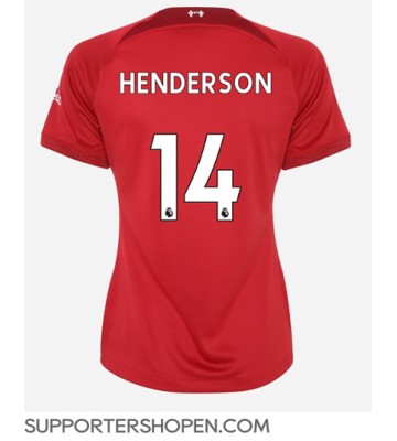 Liverpool Jordan Henderson #14 Hemma Matchtröja Dam 2022-23 Kortärmad